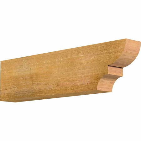 Ekena Millwork Ridgewood Rough Sawn Rafter Tail, Western Red Cedar, 4"W x 8"H x 32"L RFT04X08X32RID00RWR